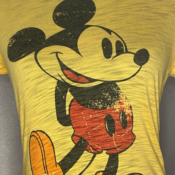 Tops - Mickey Mouse Distressed Graphic Tee